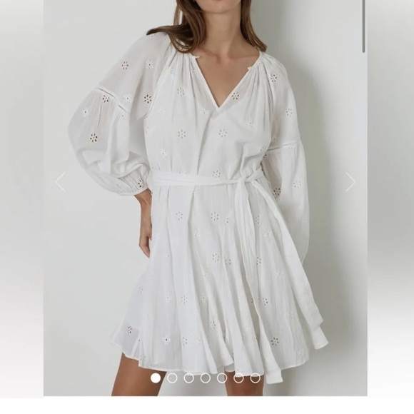 VELVET, GRACIE EYELET DRESS - Picture 1 of 7